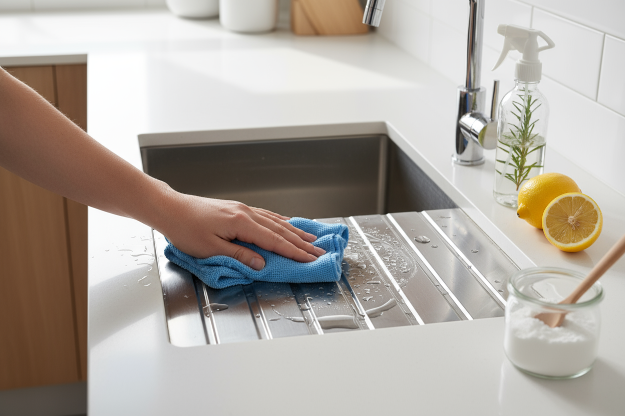 How to Clean a Stainless Steel Kitchen Sink? Tips for Aussie Homes