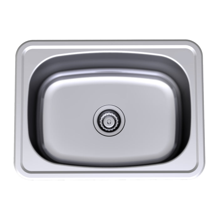 Caroma Clark Single 45 Litre Flushline Tub - 0TH, NO BY-PASS