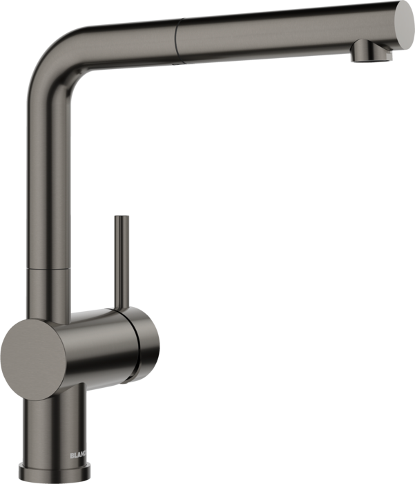 Blanco LINUS S Pull Out Sink Mixer - Satin Dark Steel