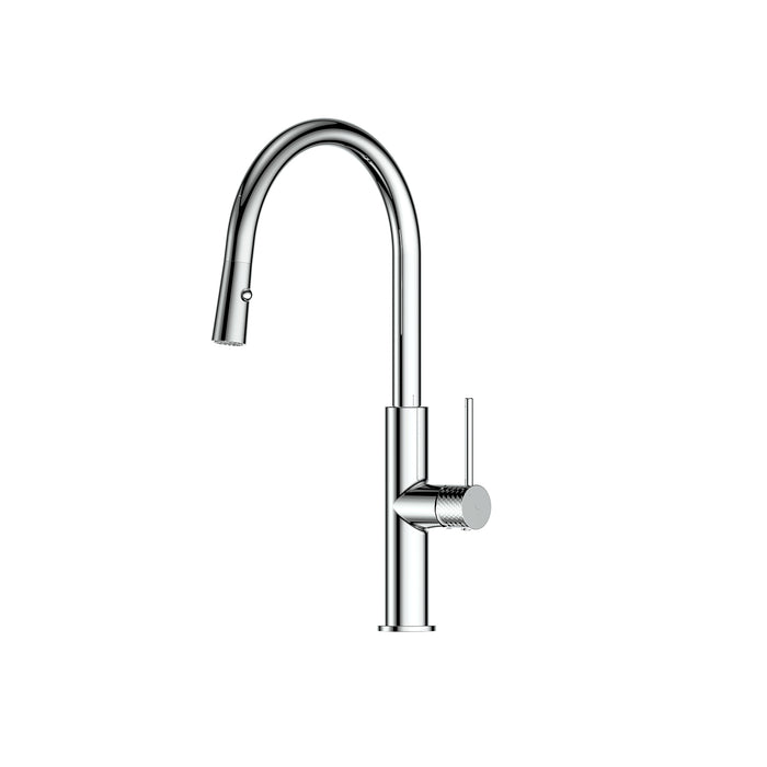 Green MIKA Pull Down Sink Mixer
