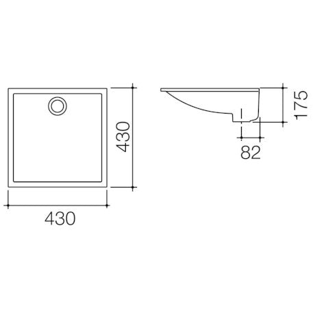 Caroma Liano Under Counter Basin