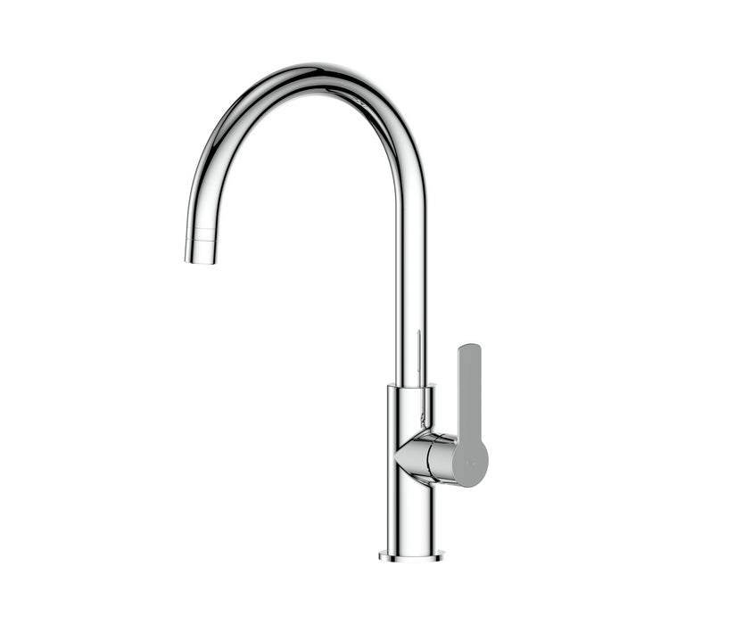 Green Astro II Gooseneck Sink Mixer - Chrome