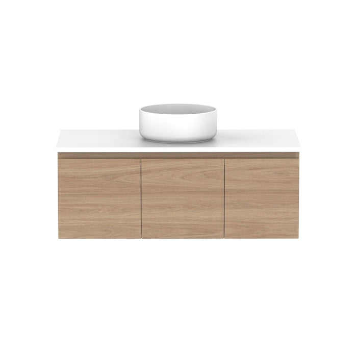 ADP Glacier Door & Drawer Slim Wall Hung Vanity - Pro-GLPFCS1050WHCCP-blue-leaf-bathware