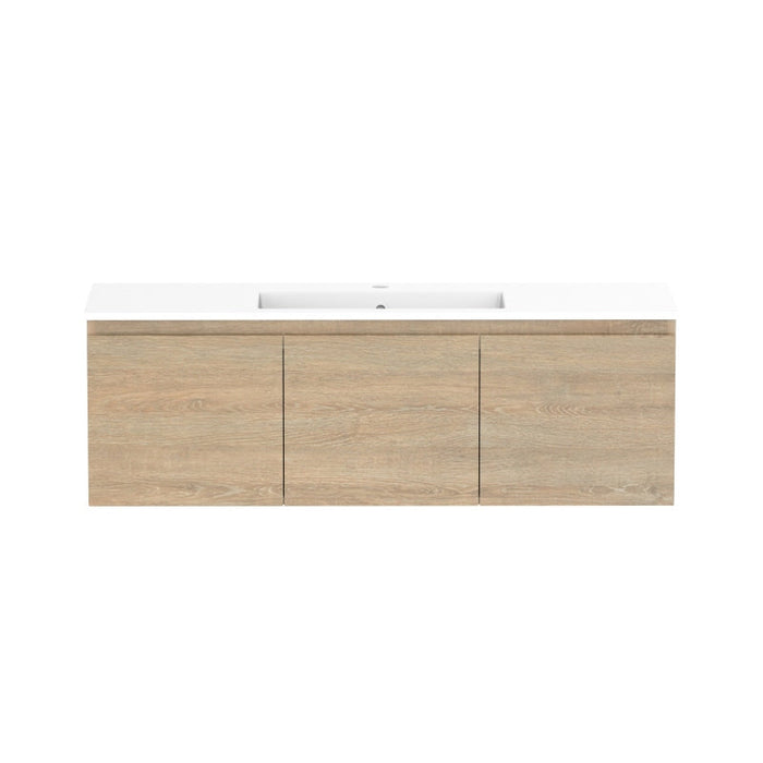 ADP Glacier Ensuite All-Door Slim Wall Hung Vanity & Moulded Top - Lite-GLLEDS1200WHCCM-blue-leaf-bathware
