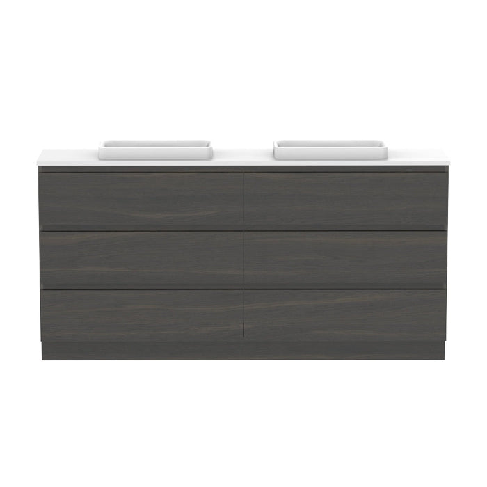 ADP Glacier Ensuite All-Drawer Trio Freestanding Vanity - Lite-GLLEAT1800WKDCP-blue-leaf-bathware