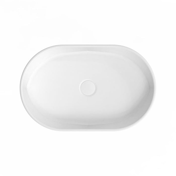ADP Marilyn Above Counter Basin - Matte White-TOPCMAL550MW-blue-leaf-bathware