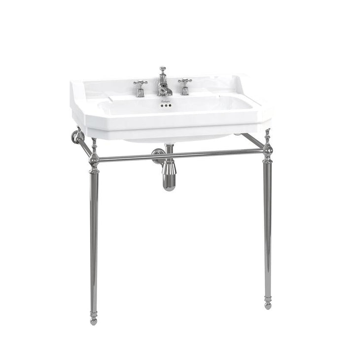 Abey Edwardian 80cm Basin And Stand-blue-leaf-bathware