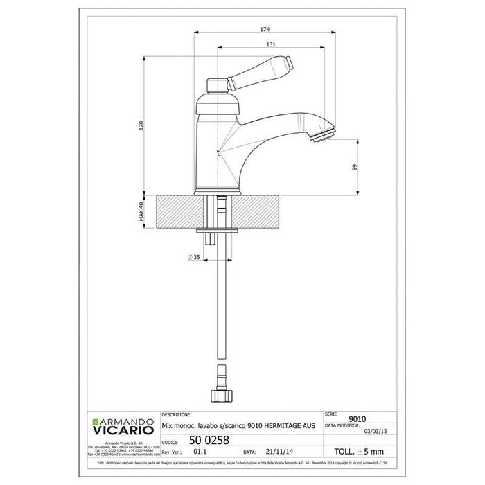 Abey Provincial Basin Mixer Brushed Nickel-9010BN-blue-leaf-bathware