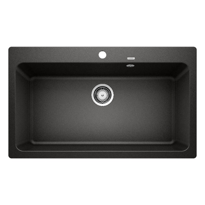 Blanco Naya XL 9 Single Bowl Inset Sink - Black-526838-blue-leaf-bathware