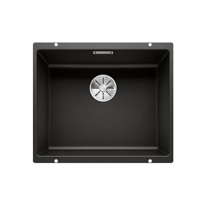 Blanco SUBLINE 500-U Single Bowl Undermount Sink - Black-526860-blue-leaf-bathware