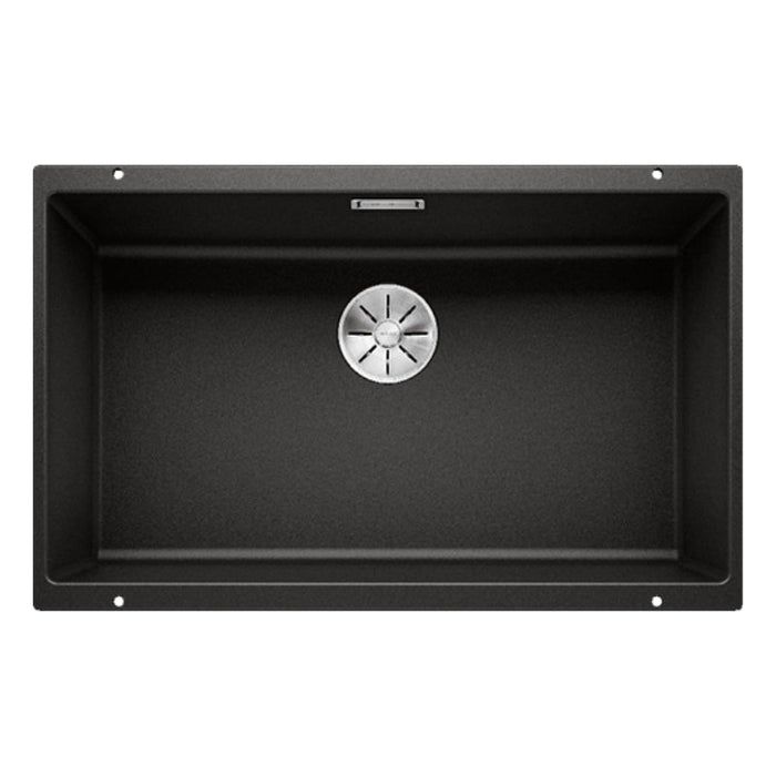 Blanco SUBLINE 700-U Single Bowl Undermount Sink - Black-526864-blue-leaf-bathware
