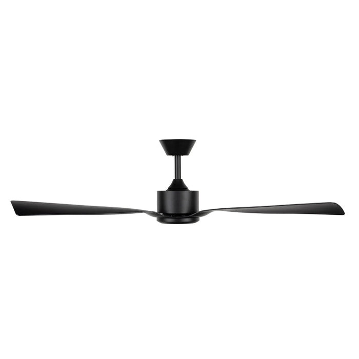Brilliant Belize 52in 3-Blade DC Fan - Matt Black-21845/06-blue-leaf-bathware