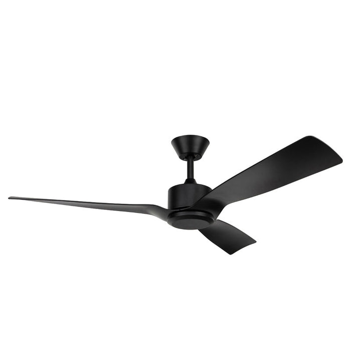 Brilliant Belize 52in 3-Blade DC Fan - Matt Black-21845/06-blue-leaf-bathware
