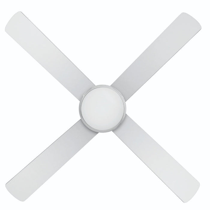 Brilliant Tempest LED 52in. AC Ceiling Fan with CCT Light - Brushed Aluminium-20580/13-blue-leaf-bathware