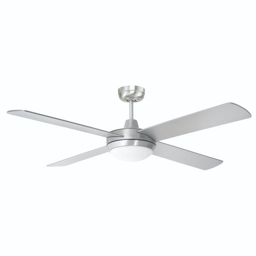 Brilliant Tempest LED 52in. AC Ceiling Fan with CCT Light - Brushed Aluminium-20580/13-blue-leaf-bathware