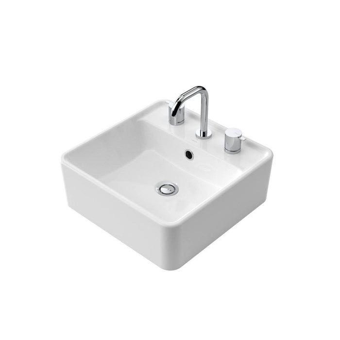Caroma Carboni II Above Counter Basin-865835W-blue-leaf-bathware