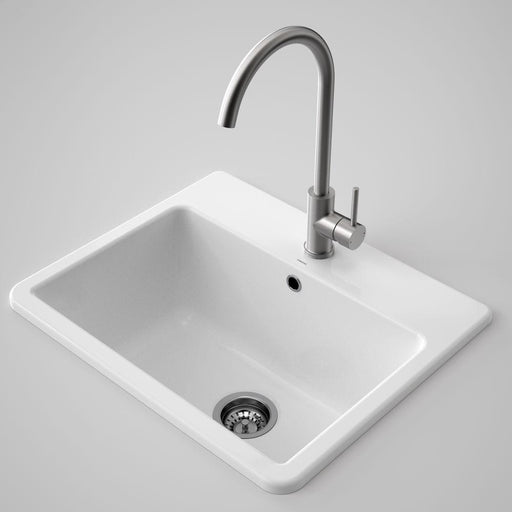 Caroma Cubus Laundry Vanity Basin-897315W-blue-leaf-bathware