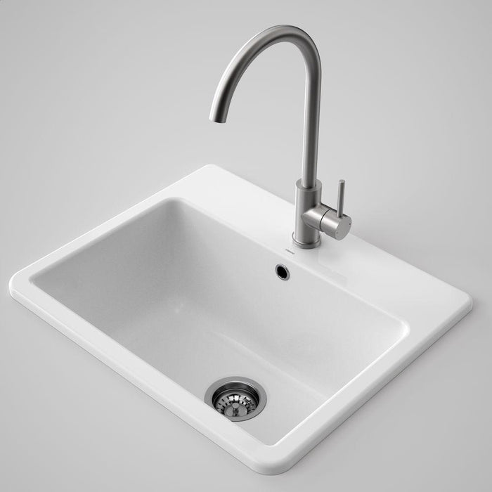 Caroma Cubus Laundry Vanity Basin-897315W-blue-leaf-bathware