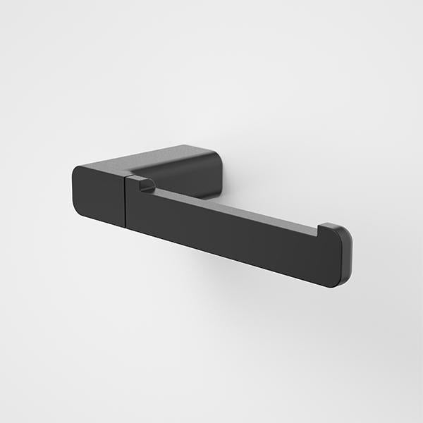 Caroma Luna Toilet Roll Holder Black-99607BL-blue-leaf-bathware