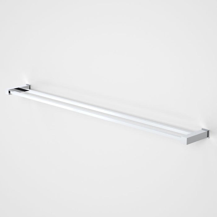 Caroma Quatro Double Towel Rail 920-90730C-blue-leaf-bathware