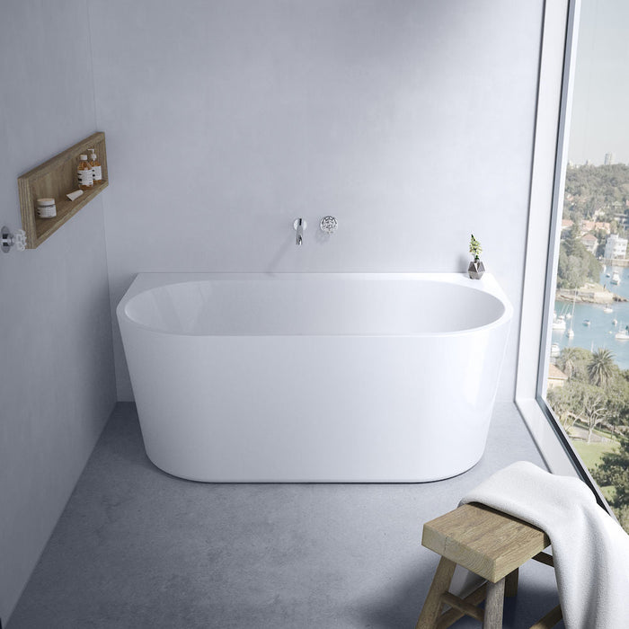 Caroma Urbane II Back to Wall Freestanding Bath-blue-leaf-bathware