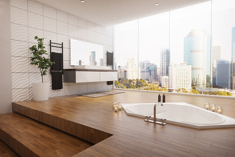 Decina Angelique 1295 Bath-AN1295W-blue-leaf-bathware