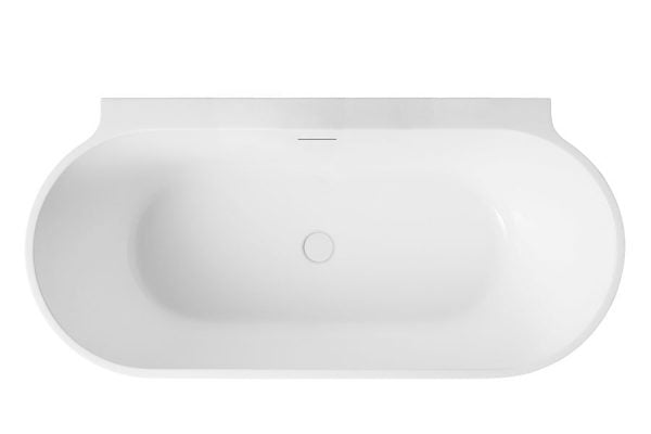 Decina Aurora Back To Wall Bath-blue-leaf-bathware