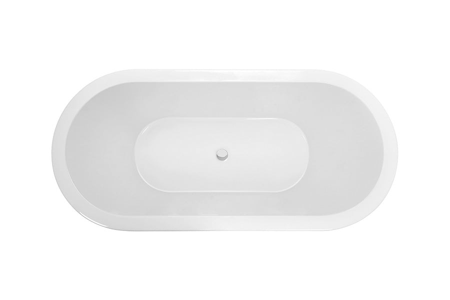Decina Caval 1800 Bath-CA1800W-blue-leaf-bathware