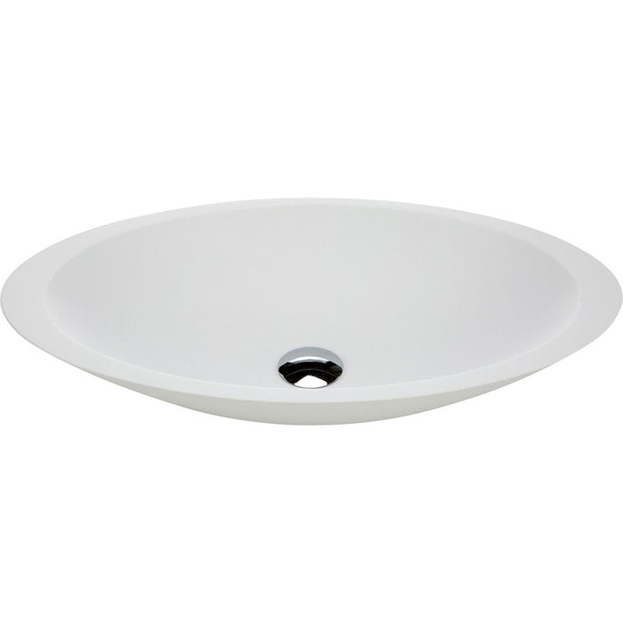 Fienza Bahama Matte White Solid Surface Basin-CSB01-blue-leaf-bathware