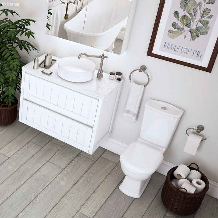 Fienza Eleanor Shepherds Crook Sink Mixer - Brushed Nickel / Brushed Nickel-202105NN-blue-leaf-bathware