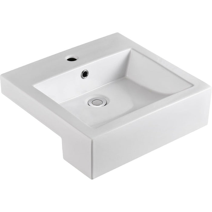 Fienza Jacinta Semi-Recessed Basin-blue-leaf-bathware