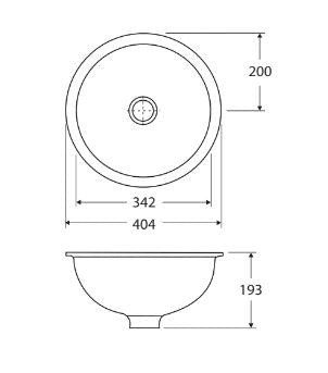 Fienza Rak Emma Fully-Inset/Undermounted Basin-602700W-blue-leaf-bathware