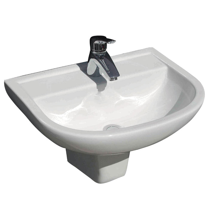 Fienza Rak X500 Wall-Hung Basin With Integral Shroud-blue-leaf-bathware