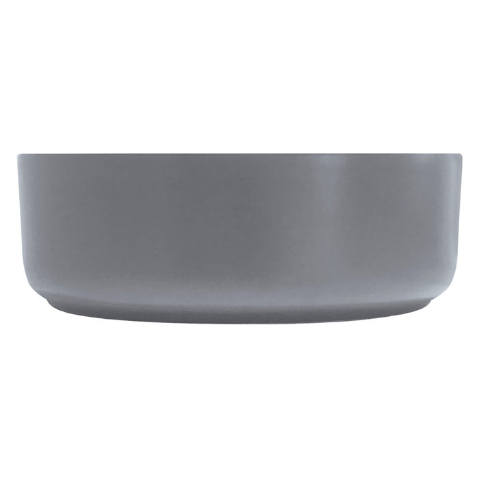 Fienza Reba Matte Light Grey Above Counter Basin-RB3134LG-blue-leaf-bathware