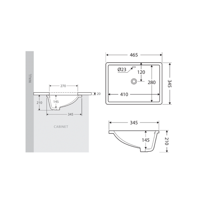 Fienza Sarah Undermounted Basin-TR4070-blue-leaf-bathware