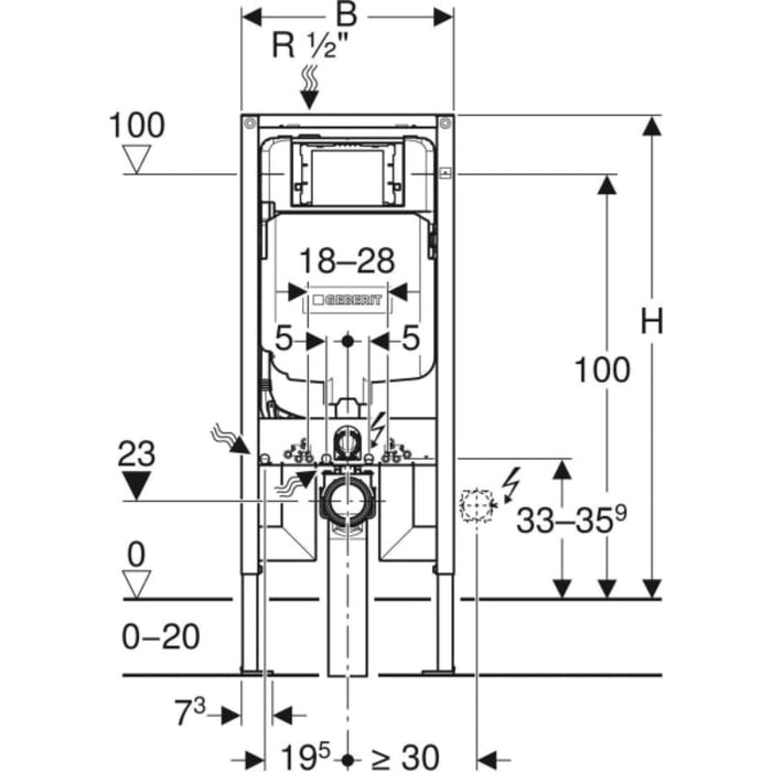 Geberit Duofix Wall-Hung System with Sigma Concealed Cistern-111.698.00.1-blue-leaf-bathware