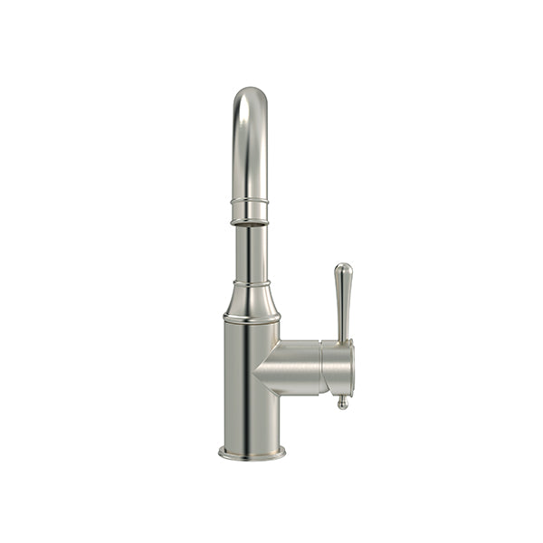 Meir Harrington Tall Basin Mixer Tap - Brushed Nickel
