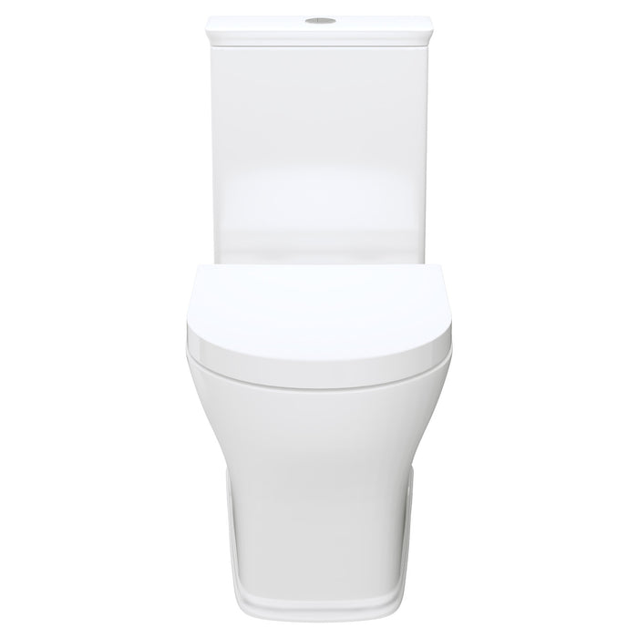 Fienza Lillian Tornado Flush Back-to-Wall Toilet Suite - White Gloss
