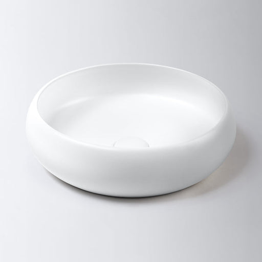 Eight Quarters Luna Large Circle Matte White