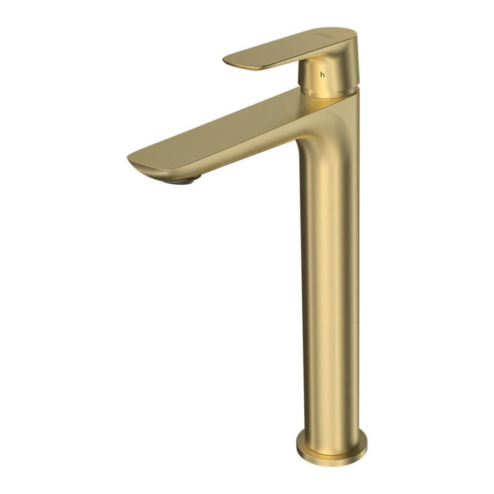 Parisi Slim II Vessel Basin Mixer - Brushed Brass