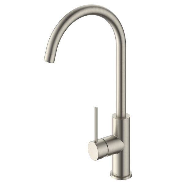 Methven Minimalist MK2 Sink Mixer Gooseneck - Brushed Nickel
