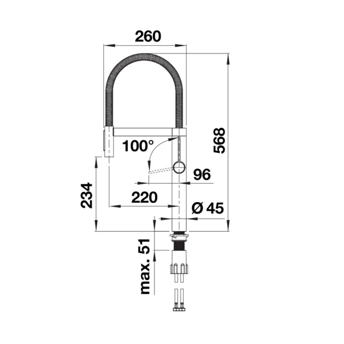 Blanco Blancoculina-s II PVD steel