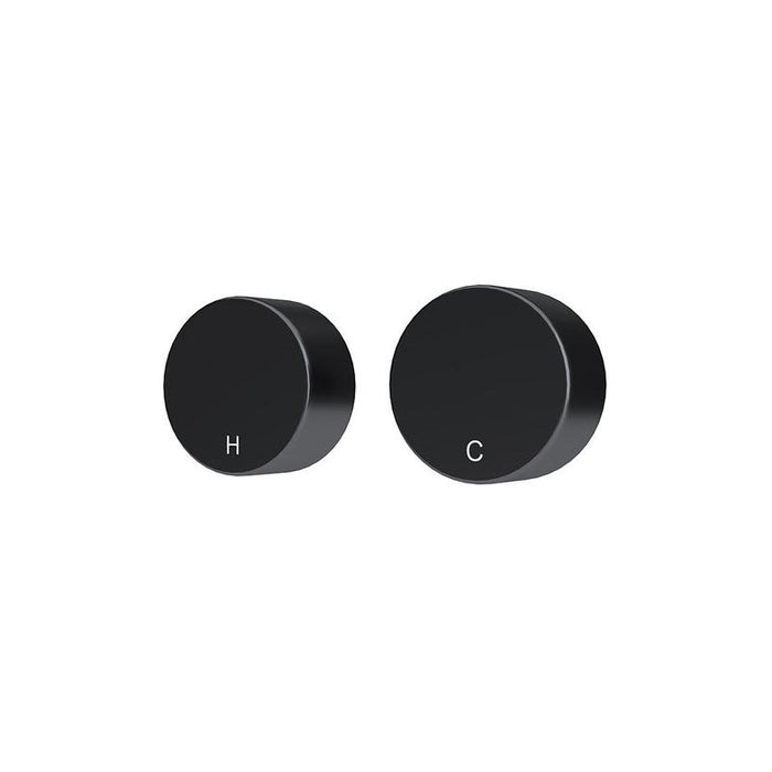 Meir Circular Wall Taps - Matte Black-blue-leaf-bathware