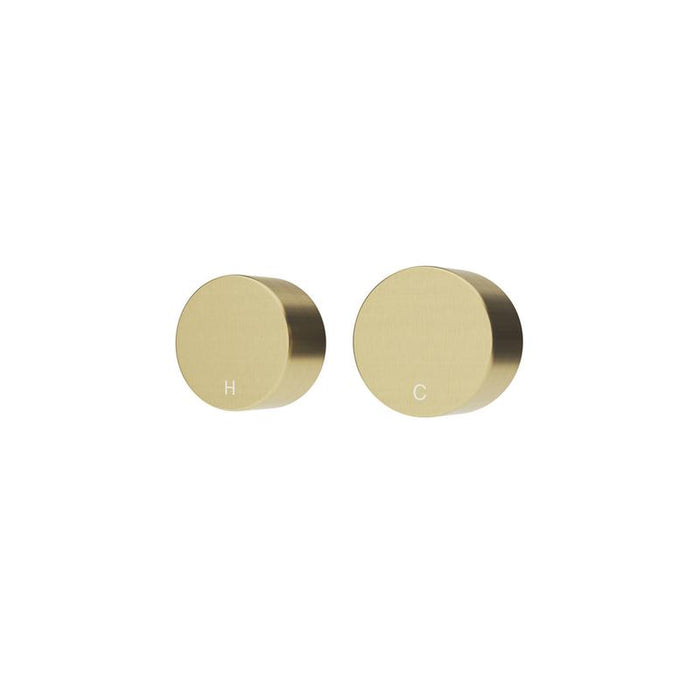 Meir Circular Wall Taps - PVD Tiger Bronze-blue-leaf-bathware