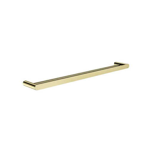 Meir Curvaé Double Towel Rail 800mm - PVD Tiger Bronze-blue-leaf-bathware
