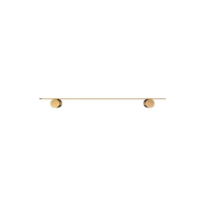 Meir Curvaé Shower Shelf 400mm - Lustre Bronze-blue-leaf-bathware