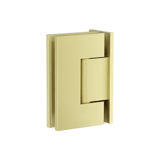 Meir Glass to Wall Shower Door Hinge - PVD Tiger Bronze-blue-leaf-bathware
