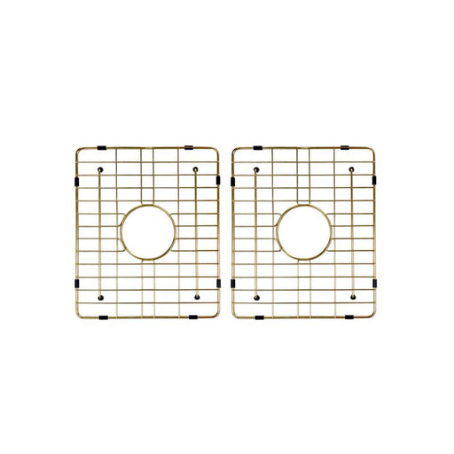 Meir Lavello Protection Grid for MKSP-D1160440D (2pcs) - Brushed Bronze Gold-blue-leaf-bathware