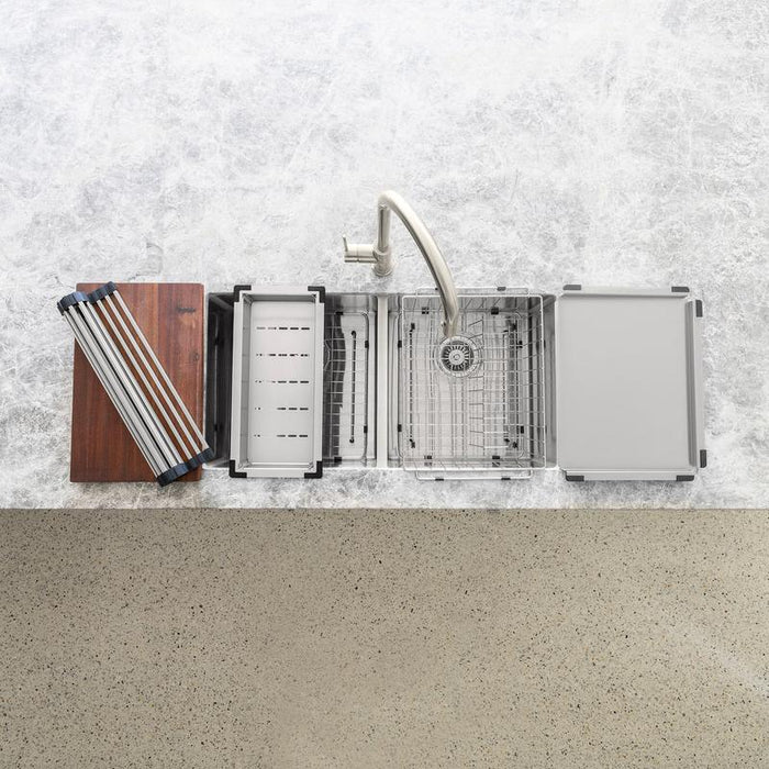 Meir Lavello Protection Grid for MKSP-S380440 - Polished Chrome-blue-leaf-bathware