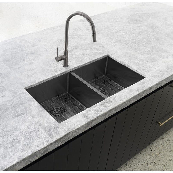 Meir Lavello Protection Grid for MKSP-S840440D - Gunmetal Black-blue-leaf-bathware